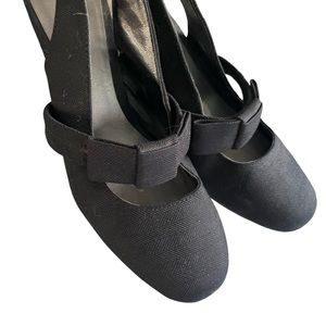 Ann Marino Mary Jane sling back high heels